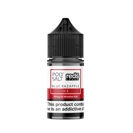 سالت نیکوتین پاد سالت انواع توت و سیب Pod Salt Blue Razapple Ice Saltnic (30ml)
